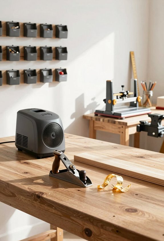 Mastering Fine Woodworking: A Beginner's Guide 5 small workshop essential tools safe setup