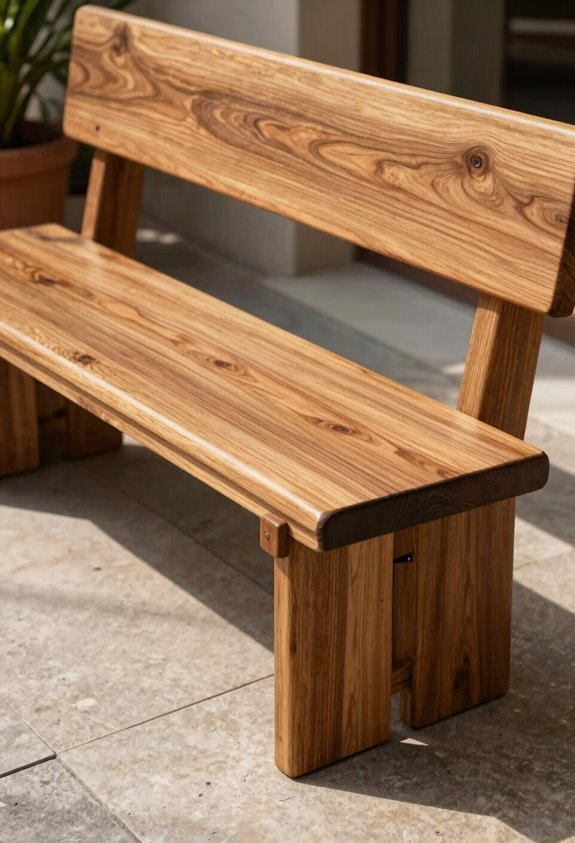 7 Small DIY Woodworking Projects You Can Build This Weekend 1 sturdy outdoor wooden bench
