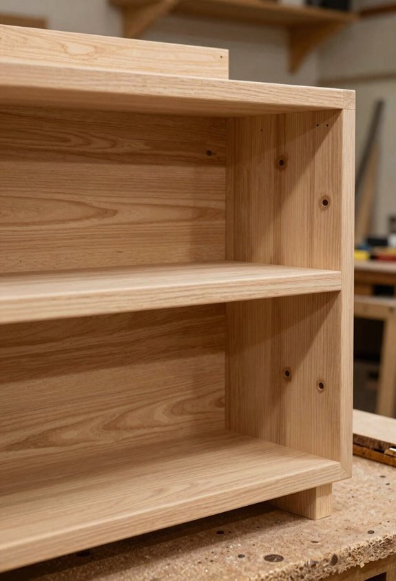 10 Woodworking Projects You Can Finish in 4 Hours 5 three shelf board from one piece