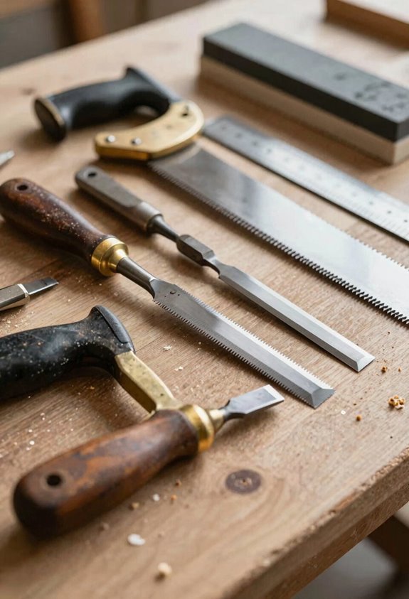 7 Essential Tools Every Beginner Woodworker Needs 3 two saws chisels planing precision